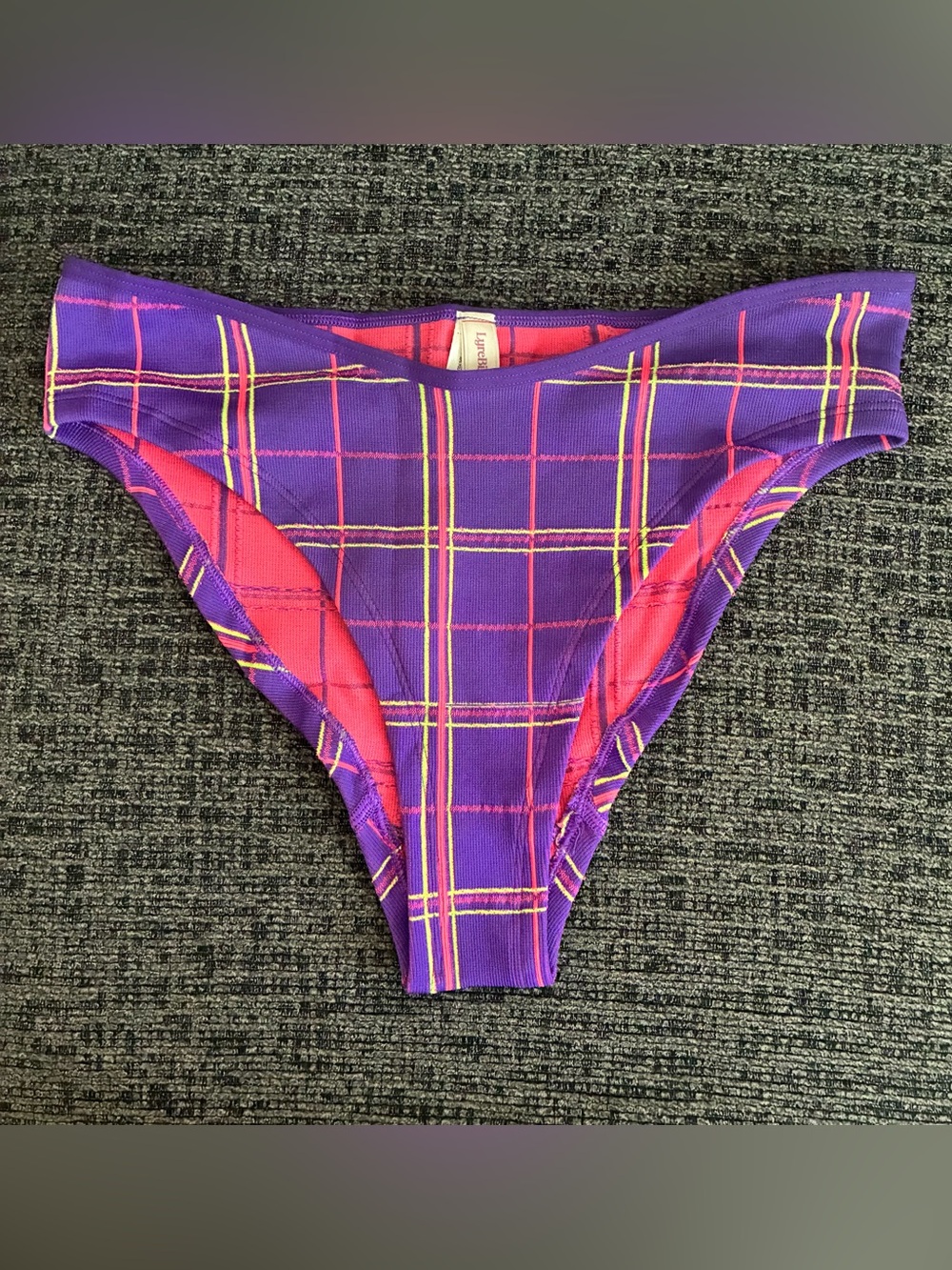 NWT LyreBird Seamless Jacquard Bikini Briefs, Size L/XL